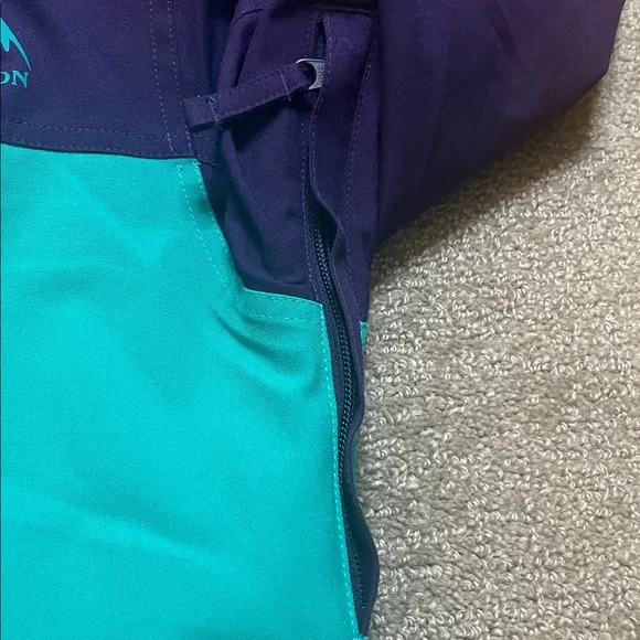 Burton Kid’s Silvertail Jacket Dynasty Green/Parachute Purple Size 10/M - Picture 10 of 11